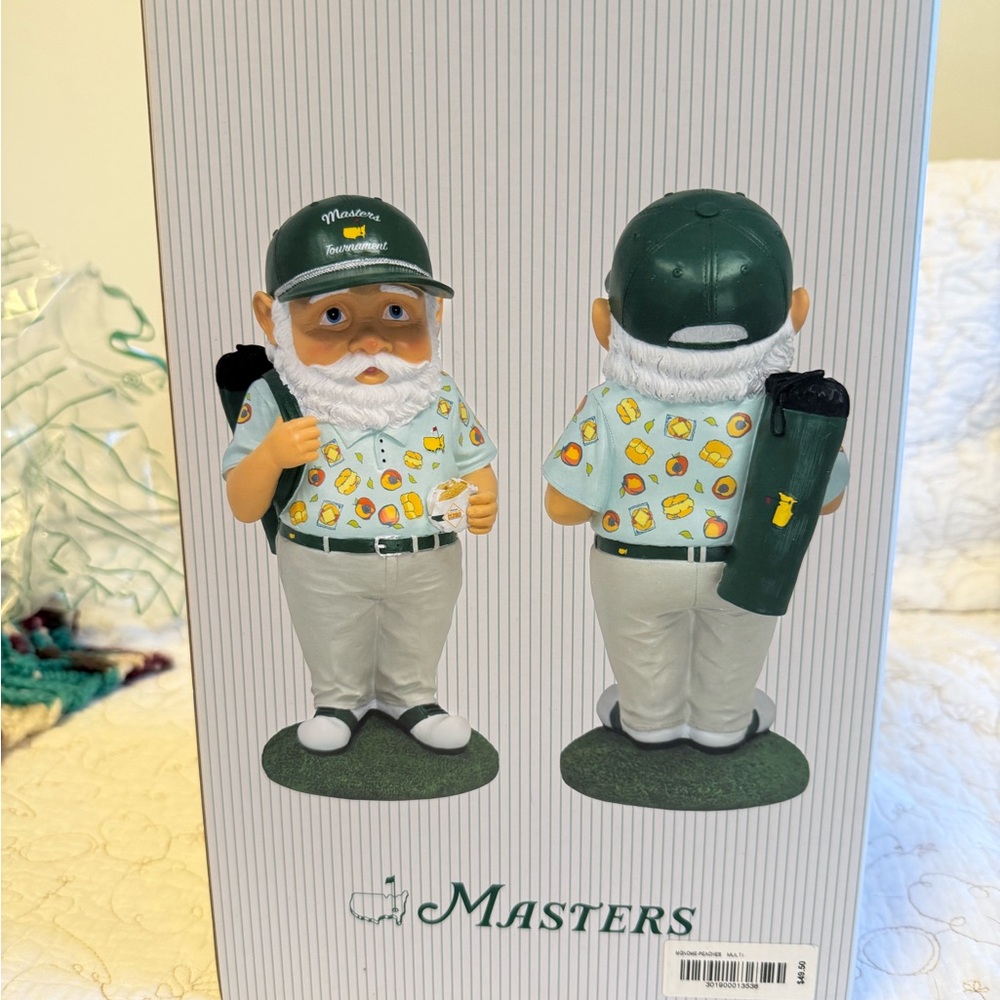 2025 Final Masters Golfing Gnome - Mint Condition In Box - Picture 2 of 2